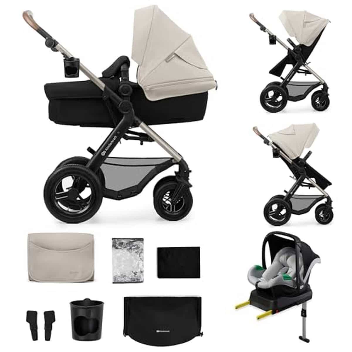 Test de la poussette Kinderkraft MOOV2 AIR 4 en 1 : pratique et polyvalente