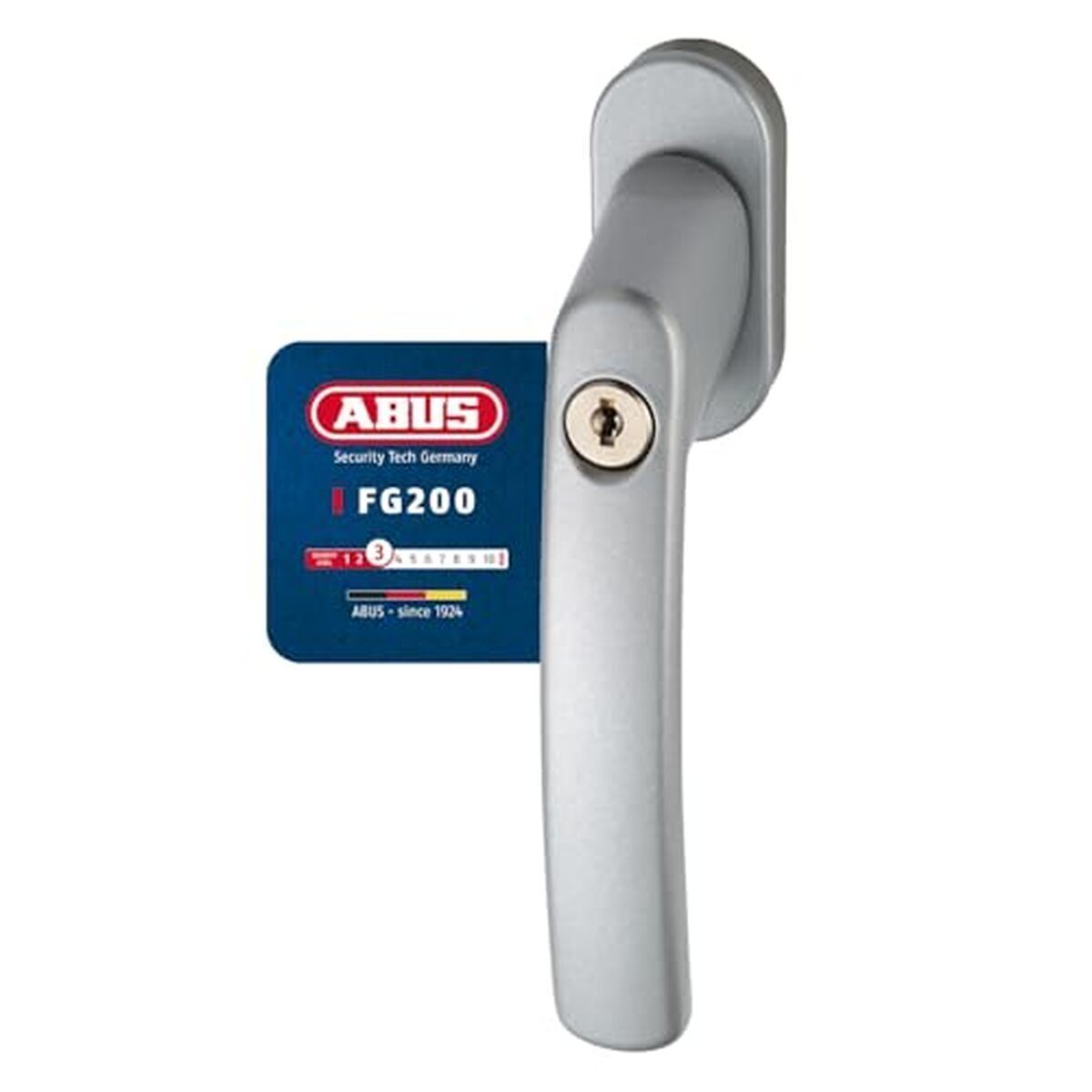 Test : poignée de fenêtre verrouillable Abus FG200 AB208 (lot de 10) argent